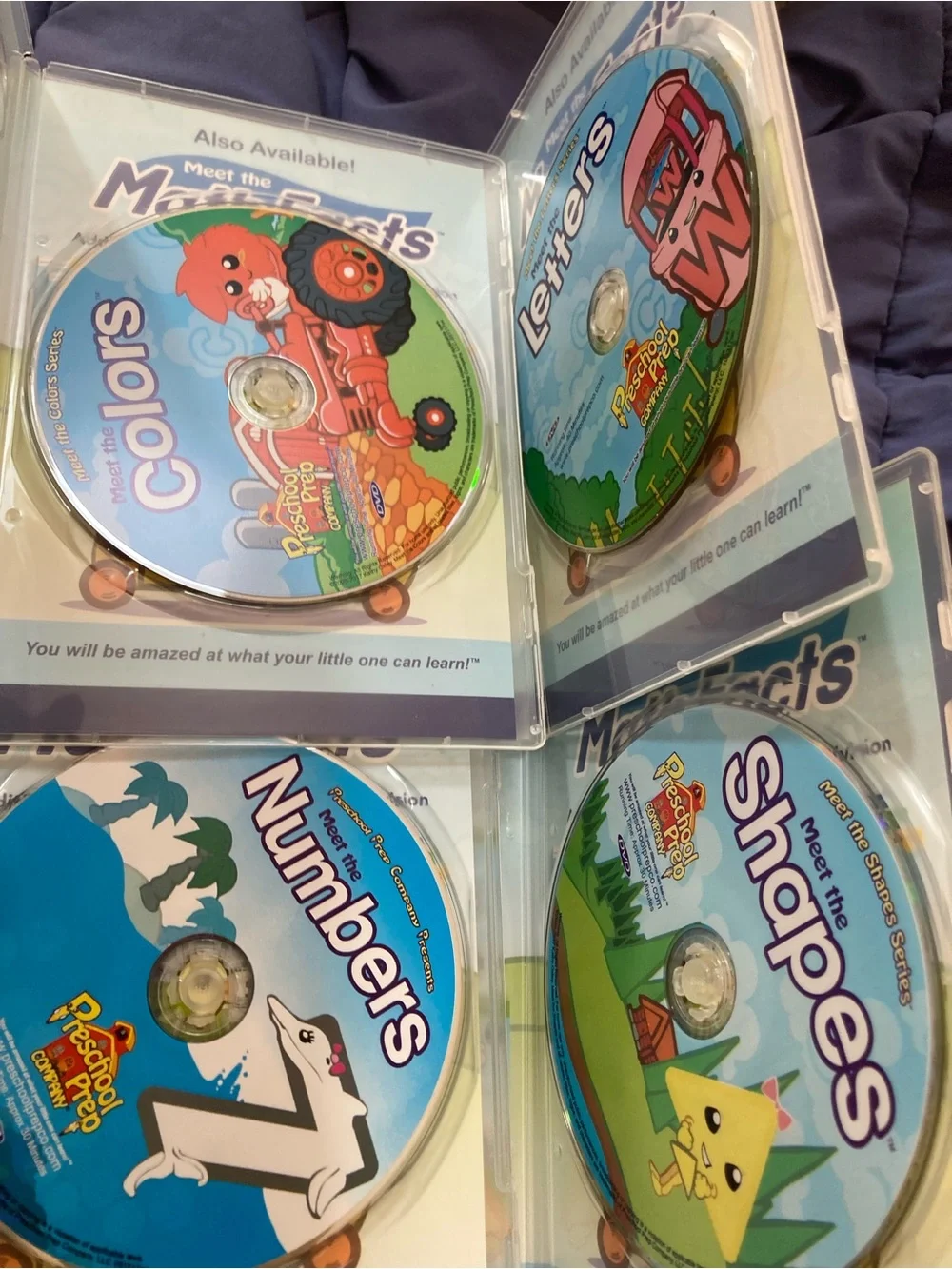 4- Preschool Prep : Colors, numbers, shapes, Letters-DVD English/Spanish